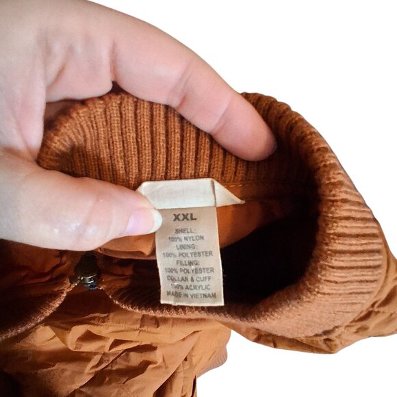 Duluth Trading Company Golden Harvest Quilted Bomber jacket womens XXL Fall - Picture 3 of 6